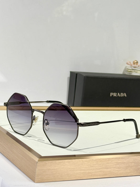 Geometric Gradient Lens Sunglasses