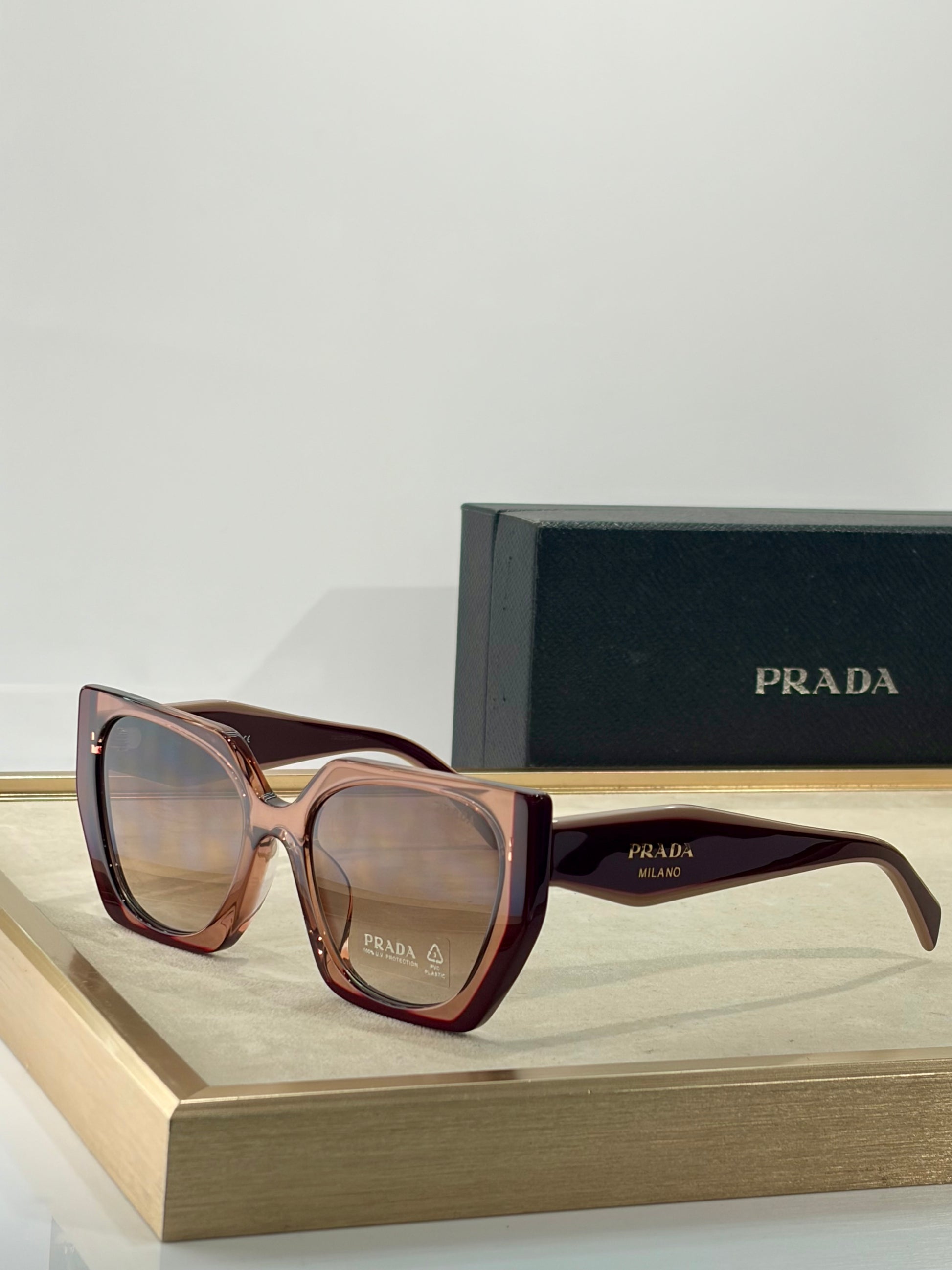 Oversized Square Gradient Sunglasses