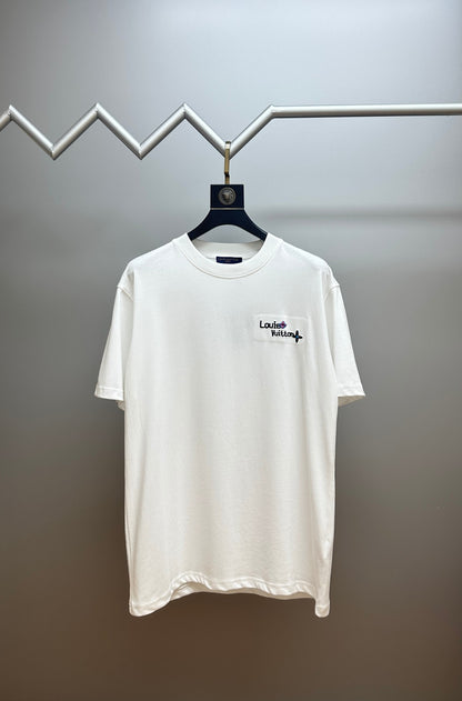 Embroidered Graphic Short Sleeve T-Shirt