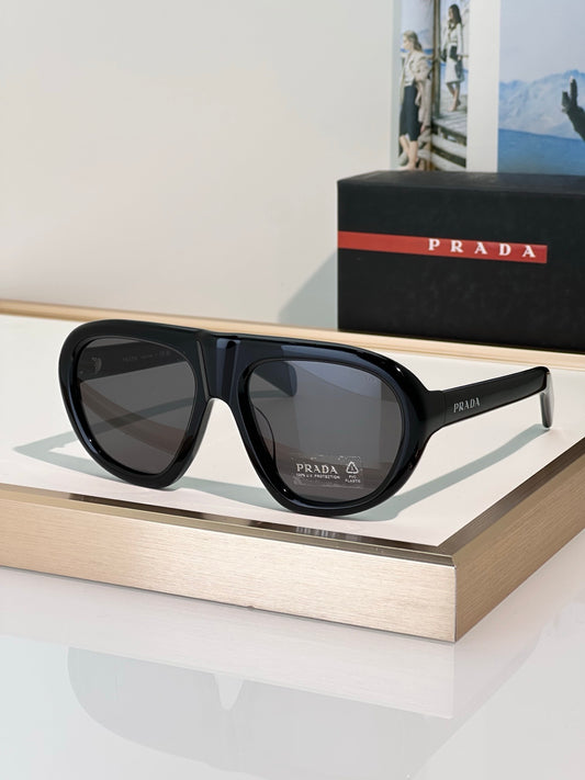 Black Oversized Square Sunglasses