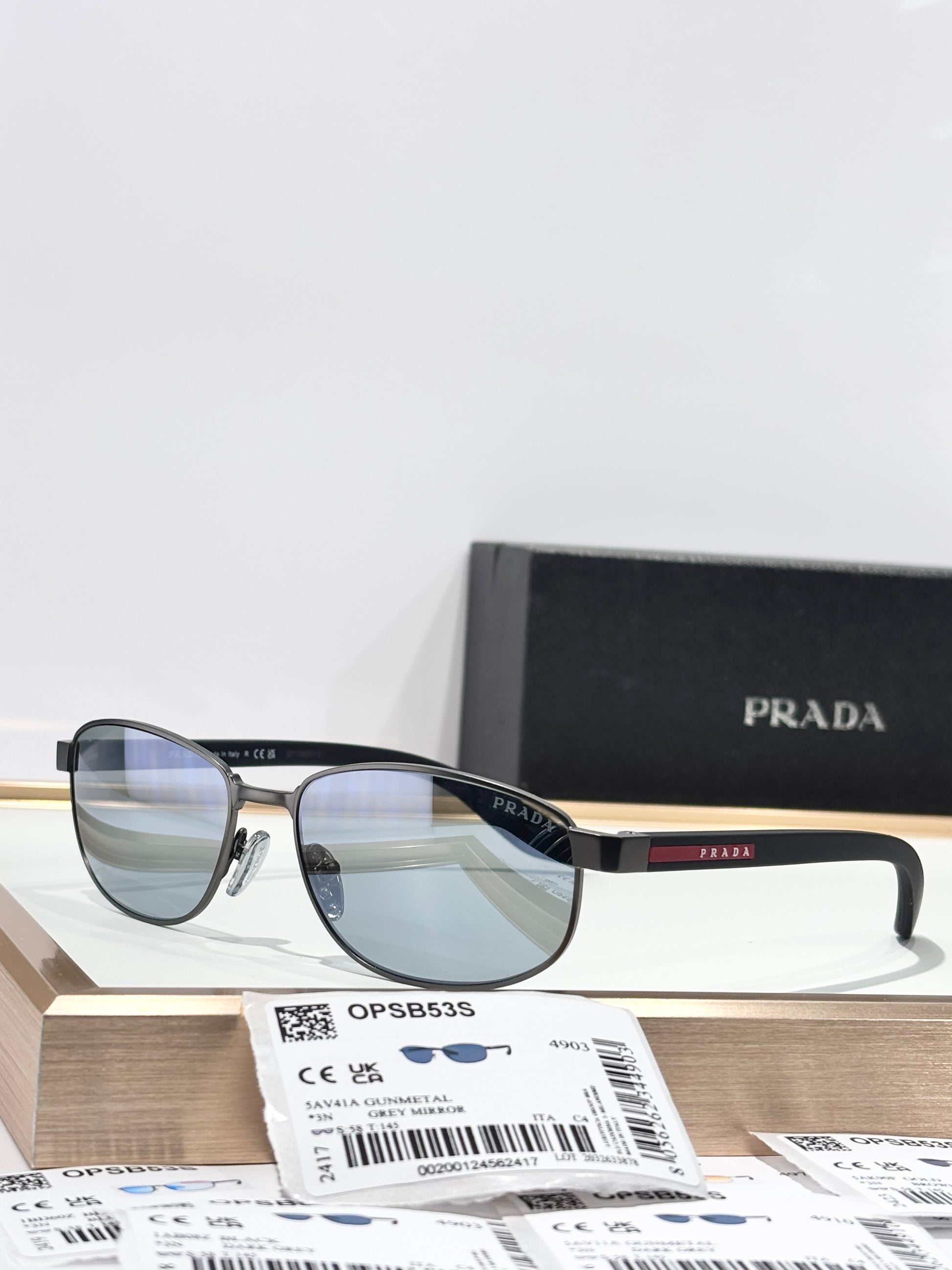 Men's Rectangular Polarized Sunglasses