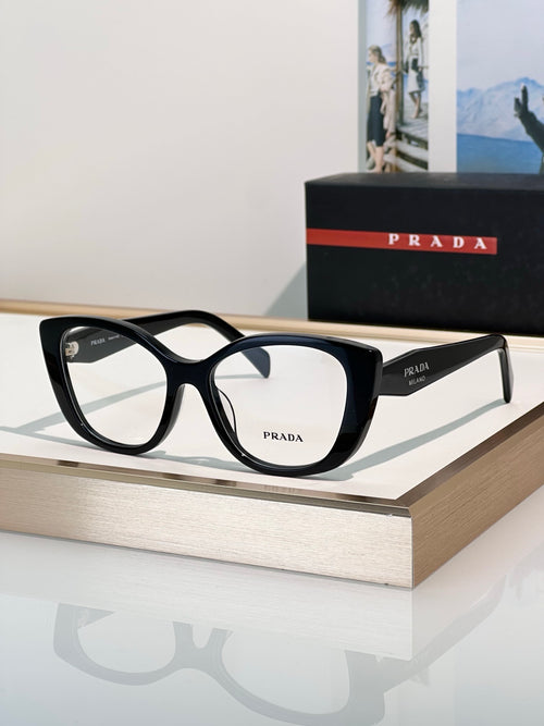 Black Cat-Eye Eyeglass Frames