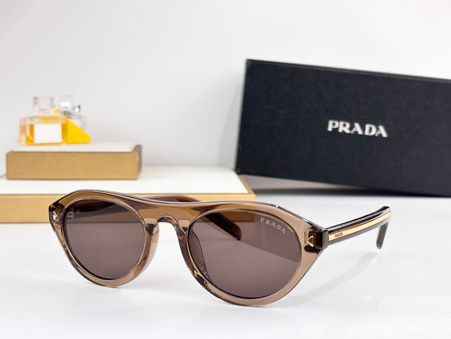 Cat-Eye Style Sunglasses with Tinted Lenses