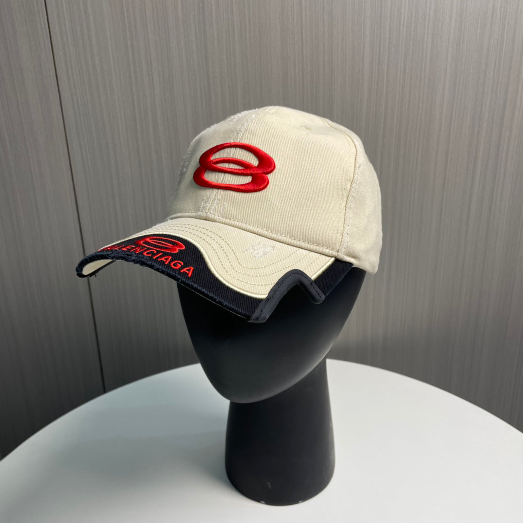 Distressed Embroidered Baseball Cap