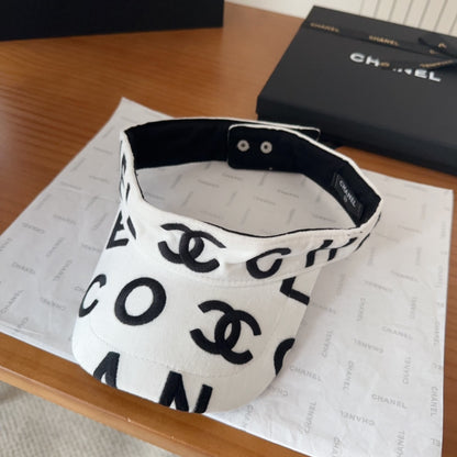 Graphic Print Adjustable Sun Visor Hat