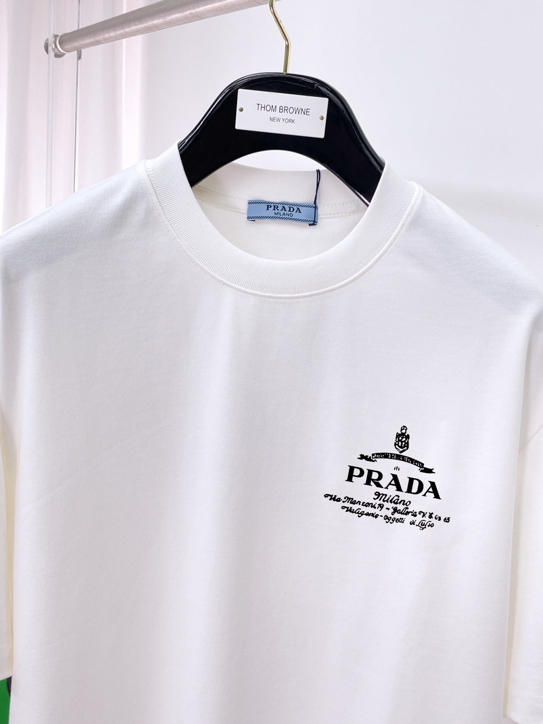 Men's White Graphic Logo T-Shirt