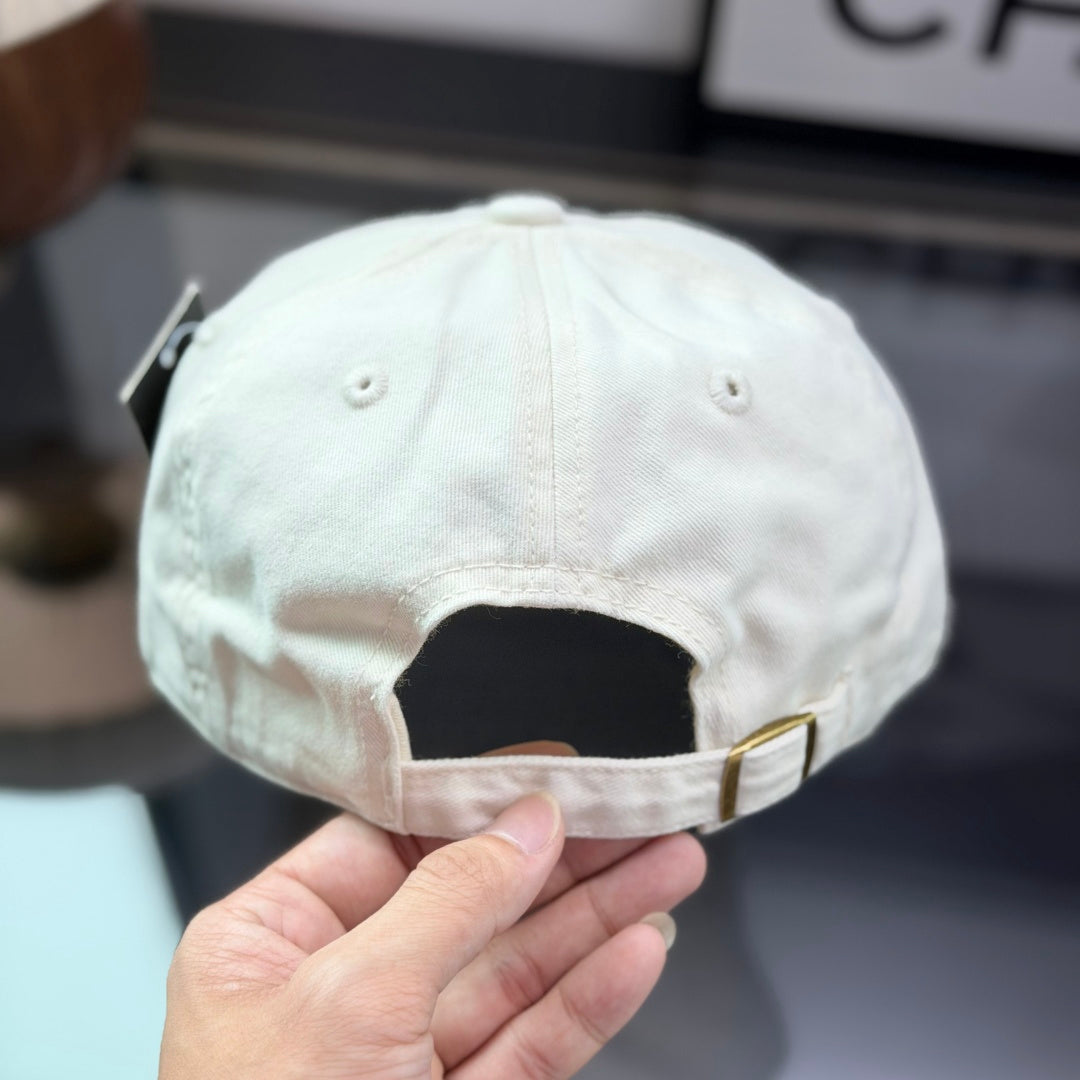 Unisex Cotton Baseball Cap with Adjustable Strap