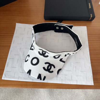 Graphic Print Adjustable Sun Visor Hat