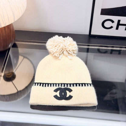 Cream Knit Winter Hat, Scarf & Gloves Set