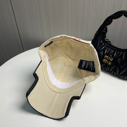 Distressed Embroidered Baseball Cap