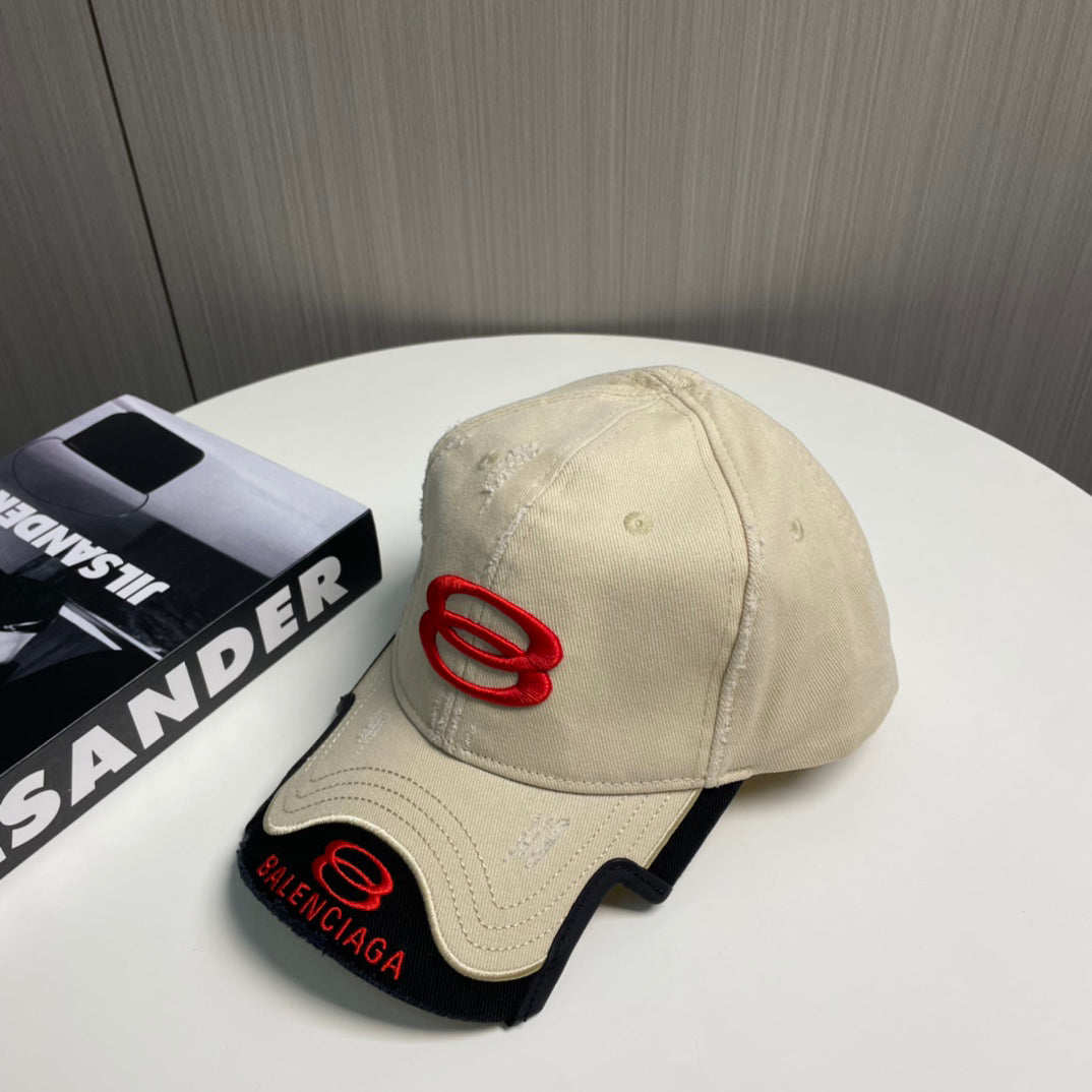Distressed Embroidered Baseball Cap