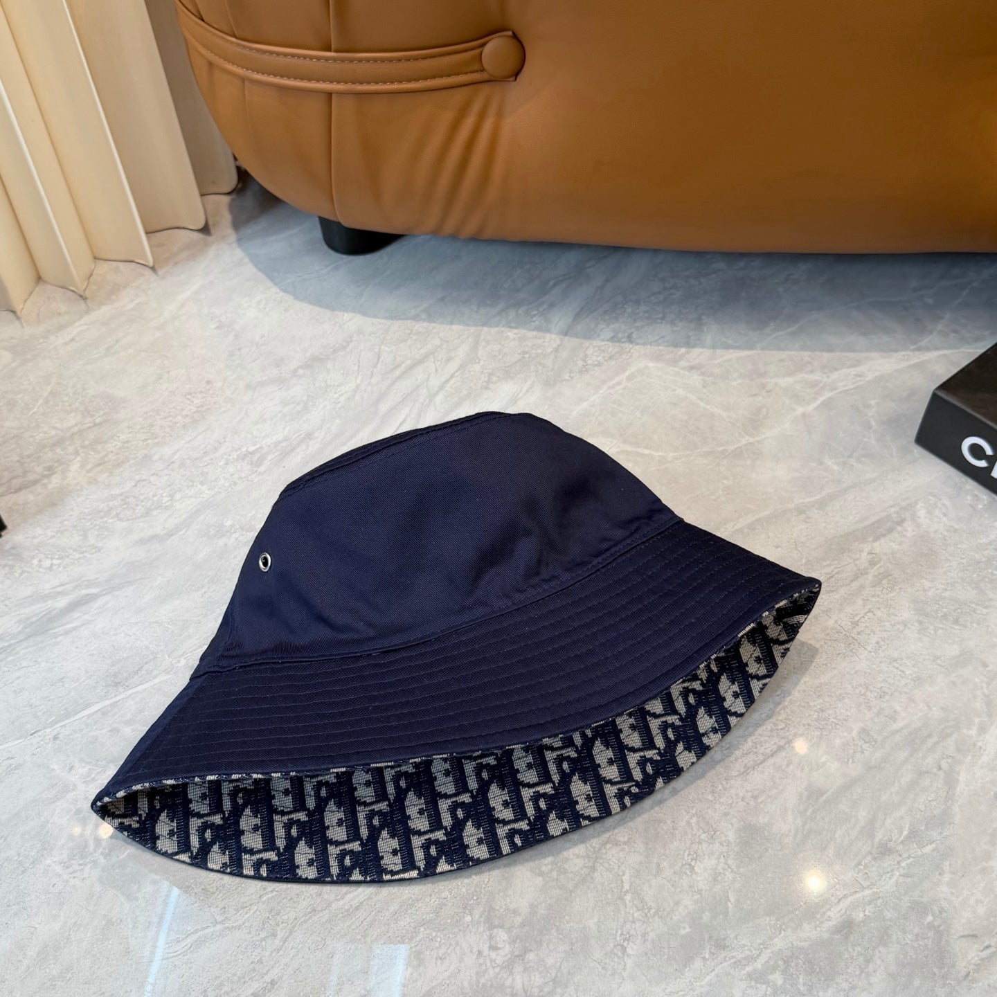 Reversible Navy Bucket Hat