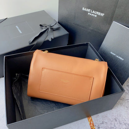 Reversible Dual-Sided Chain Shoulder Bag