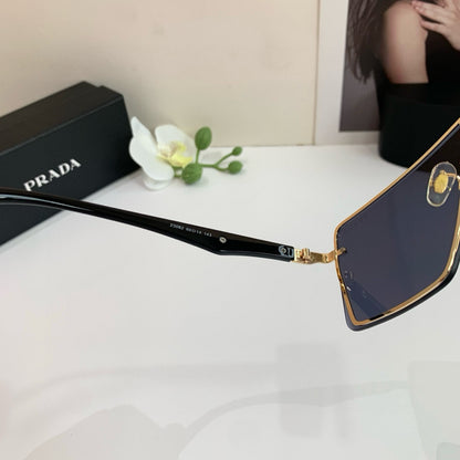 Shield-Style Luxury Sunglasses