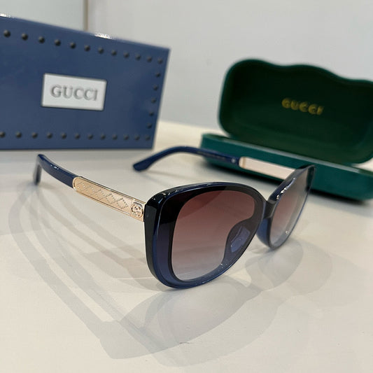 GG Gradient Cat-Eye Sunglasses with Embossed Temples