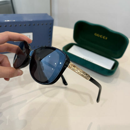 GG Elegant Black Cat-Eye Sunglasses